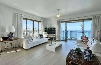 Apartamento no guarujá, astúrias, frente mar, 3 quartos, mercuri imóveis guarujá.