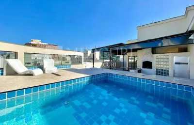 Cobertura com piscina com 3 quartos (1 suíte) à venda, 186 m² por r$ 1.600.000 - pitangueiras - guarujá/sp - imobiliária mercuri