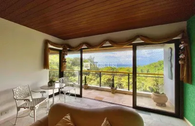 Apartamento com vista para o mar, 3 quartos (2 suítes) à venda, 175 m² por r$ 700.000 - sorocotuba - guarujá/sp - imobiliária mercuri