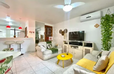 Apartamento no guarujá, enseada, 3 quartos, sala para 2 ambientes e sacada - mercuri imóveis - imobiliária no guarujá