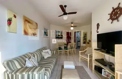 Apartamento no guarujá, enseada próximo a praia com  2 quartos e sacada - mercuri imóveis - imobiliária no guarujá