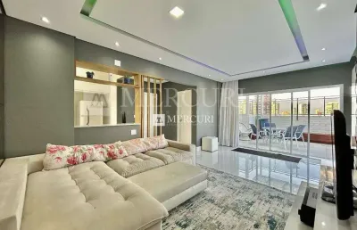 Cobertura com vista mar no guarujá, penthouse com 3 quartos (1 suíte) - imobiliária mercuri - imóveis no guarujá