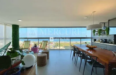 Apartamento enseada, condomínio beach club, 3 quartos à venda por r$ 1.590.000 - imobiliária guarujá