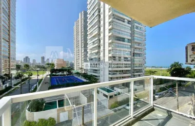 Apartamento no guarujá, enseada, 2 quartos e sacada- mercuri imóveis - imobiliária no guarujá
