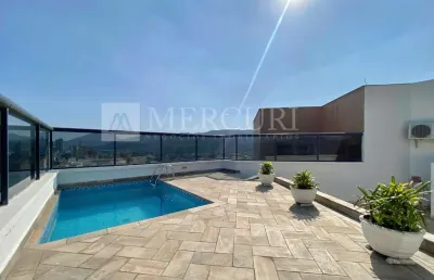 Cobertura no guarujá, enseada, 4 quartos, piscina e churrasqueira
