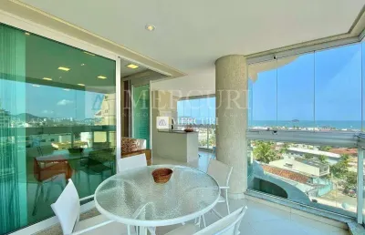 Apartamento no guarujá, enseada, com vista mar, 3 suítes.