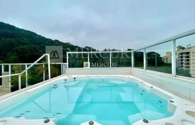 Cobertura pitangueiras, 4 quartos à venda por r$ 1.300.000 - imobiliária guarujá