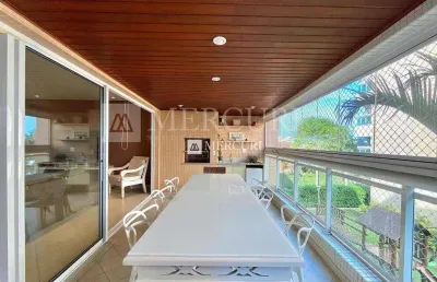 Apartamento no guarujá, enseada, com lazer completo, com 5 quartos- mercuri imóveis - imobiliária no guarujá