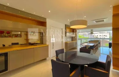 Apartamento no guarujá, enseada, 3 quartos, sala para 2 ambientes e varanda gourmet - mercuri imóveis - imobiliária no guarujá