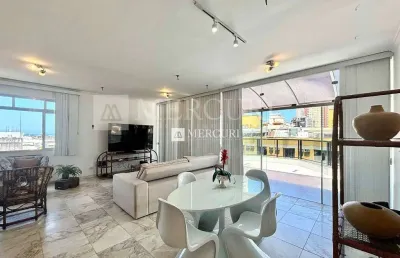Cobertura com 4 dormitórios à venda, 147 m² por r$ 700.000,00 - enseada - guarujá/sp