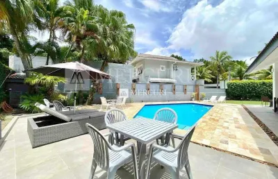 Casa em condomínio, 5 quartos à venda por r$ 3.000.000 - imobiliária guarujá