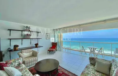 Apartamento no guarujá, pitangueiras, frente para o mar, vista mar com 4 quartos