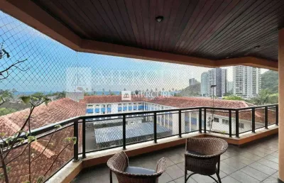 Apartamento com 3 dormitórios à venda, 137 m² por r$ 750.000,00 - enseada - guarujá/sp