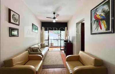 Apartamento no guarujá, enseada, com sacada - mercuri imóveis - imobiliária no guarujá