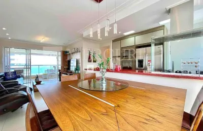 Apartamento à venda no guarujá, enseada, com vista mar e varanda gourmet.