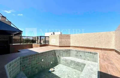 Cobertura a venda no guarujá. praia das pitangueiras. barra funda, finamente mobiliada e decorada, com varanda gourmet e piscina privativa