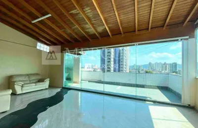 Cobertura duplex no guarujá, enseada,  churrasqueira e suítes