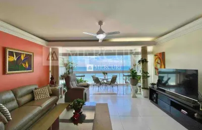 Apartamento no guarujá, praia das pitangueiras, frente para o mar, vista mar, 3 suítes - mercuri imóveis - imobiliária no guarujá