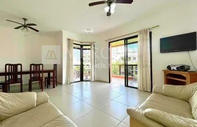 Apartamento no guarujá, enseada, com sacada, 3 quartos- mercuri imóveis - imobiliária no guarujá