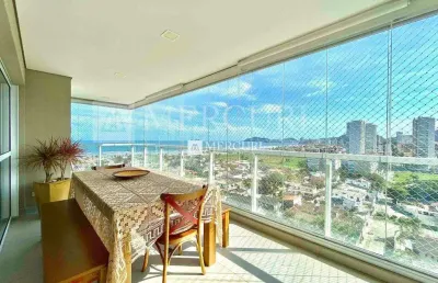 Cobertura no guarujá, enseada, 3 quartos, cozinha americana, piscina e churrasqueira - mercuri imóveis - imobiliária no guarujá