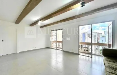 Apartamento no guarujá, pitangueiras, com sacada. 3 quartos