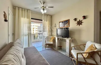 Apartamento no guarujá, enseada, com sacada - mercuri imóveis - imobiliária no guarujá