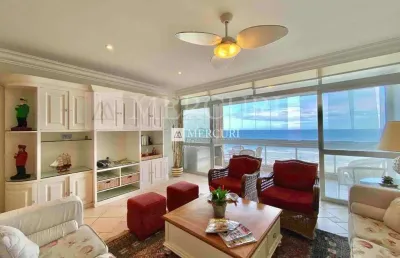 Apartamento à venda no guarujá – praia das pitangueiras, 3 suítes e vista para o mar