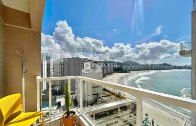 Cobertura no guarujá, tríplex, na praia das astúrias, com piscina, vista para o mar e 2 vagas de garagem - imóvel no guarujá.
