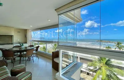Apartamento no guarujá, pitangueiras, frente para o mar, vista mar, 3 quartos sendo suítes e prédio com lazer.