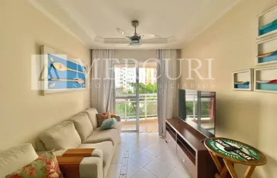 Apartamento no guarujá, pitangueiras, 3 quartos sendo 1 suíte e prédio com lazer.