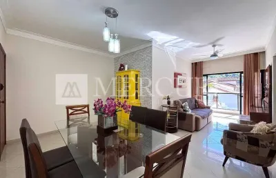 Apartamento no guarujá, enseada, mobiliado e portaria 24h