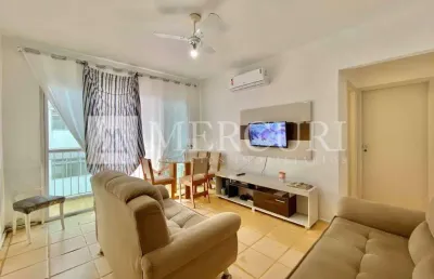 Apartamento no guarujá, enseada, mobiliado, 1 quarto.