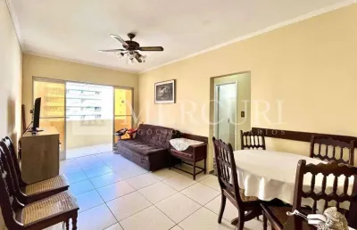 Apartamento à venda no guarujá, pitangueiras, 2 quartos (suíte), vista parcial para o mar