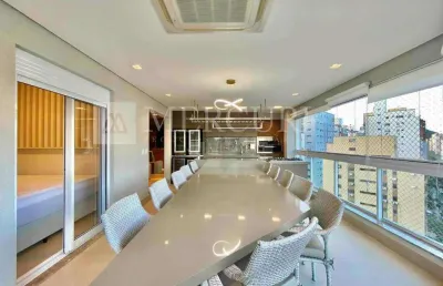 Apartamento no guarujá, pitangueiras, região da barra funda, com 3 suítes e varanda gourmet - mercuri imóveis - imobiliária no guarujá