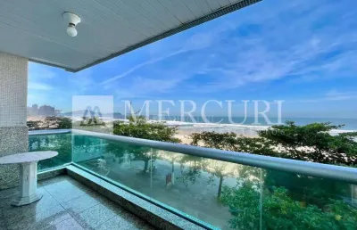 Apartamento no guarujá, praia das pitangueiras, barra funda. prédio com localização privilegiada de frente para o mar.