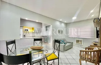 Apartamento no guarujá, enseada, repaginado e mobiliado.