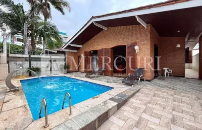 Casa no guarujá, enseada, ampla, piscina, 3 quartos, próximo a praia