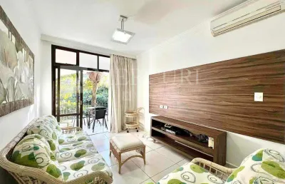 Apartamento no guarujá, enseada, mobiliado e prédio com lazer.