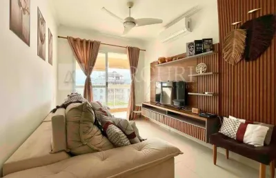 Apartamento no guarujá, jardim astúrias,  2 quartos, reformado -  mercuri imóveis guarujá
