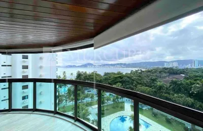 Apartamento no guarujá, enseada, com vista mar e 4 suítes.