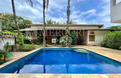 Casa no guarujá, condomínio fechado, jardim albamar, 5 quartos (4 suítes) à venda