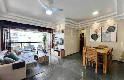 Apartamento no guarujá, enseada, 2 quartos, sala para 2 ambientes e sacada - mercuri imóveis - imobiliária no guarujá
