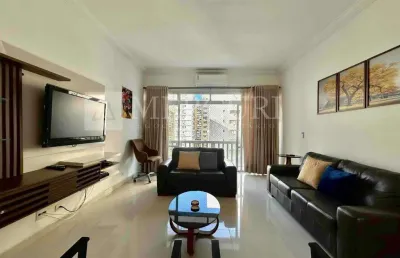 Apartamento à venda no guarujá, pitangueiras, 3 quartos, sacada, próximo da praia- mercuri imóveis guarujá.