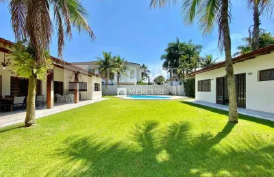 Casa no guarujá, jardim acapulco, 4 quartos, sala para 3 ambientes, piscina e varanda gourmet - mercuri imóveis - imobiliária no guarujá