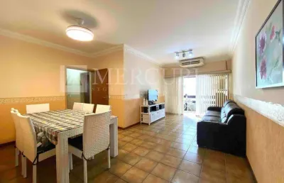 Apartamento no guarujá, enseada, 3 dormitórios, sacada e com lazer - mercuri imóveis - imobiliária no guarujá