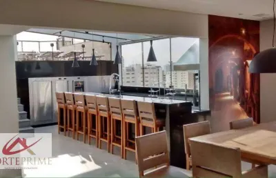Cobertura com 3 dormitórios à venda, 298 m² por r$ 3.500.000 - campo belo - são paulo/sp- forte prime