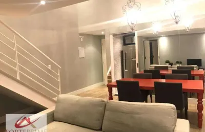 Apartamento duplex com 2 dormitórios à venda, 100 m² por r$ 2.000.000,00 - brooklin - são paulo/sp