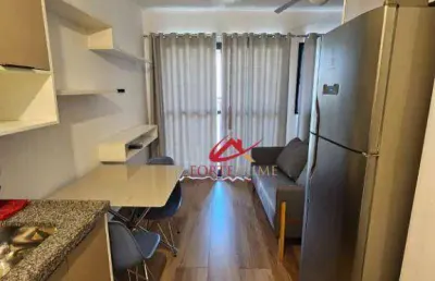 Studio com 1 dormitório para alugar, 27 m² por r$ 3.290,00/mês - campo belo - são paulo/sp