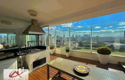 Cobertura com  420 m² 4 suítes 6 vagas de garagem para venda ou locação rua nebraska - brooklin - são paulo/sp