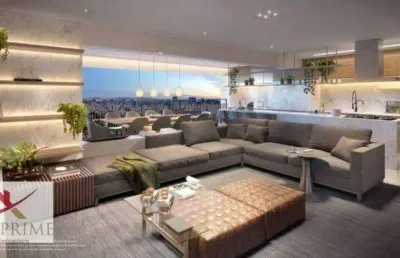 Apartamento com 3 suítes 3 vagas à venda avenida cotovia - moema